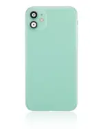 Capac Spate Sticla iPhone 11 AMPlus (No Logo) (Green) - imagine 2