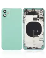 Capac Spate Sticla iPhone 11 AMPlus (No Logo) (Green)