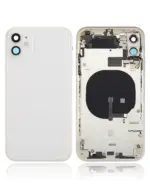 Capac Spate Sticla iPhone 11 AMPlus (No Logo) (White)