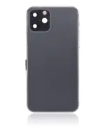 Capac Spate Sticla iPhone 11 Pro AMPlus (No Logo) (Space Gray) - imagine 2