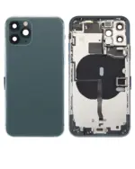 Capac Spate Sticla iPhone 11 Pro AMPlus (No Logo) (Midnight Green)