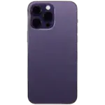 Capac Spate Sticla iPhone 14 Pro Max AMPlus (No Logo) (Deep Purple) - imagine 2