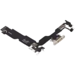 Cablu Flex Port Incarcare Cu Placa iPhone 15 Plus Premium (Yellow) - imagine 4