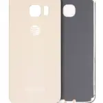 Capac Spate Sticla Samsung Galaxy S6 Refurbished (AT&T Logo) (Gold Platinum)