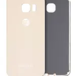 Capac Spate Sticla Samsung Galaxy S6 Refurbished (AT&T Logo) (Gold Platinum)