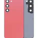 Capac Spate Sticla Samsung Galaxy S23 5G AMPlus (No Logo) (Orange)