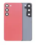 Capac Spate Sticla Samsung Galaxy S23 5G AMPlus (No Logo) (Orange)