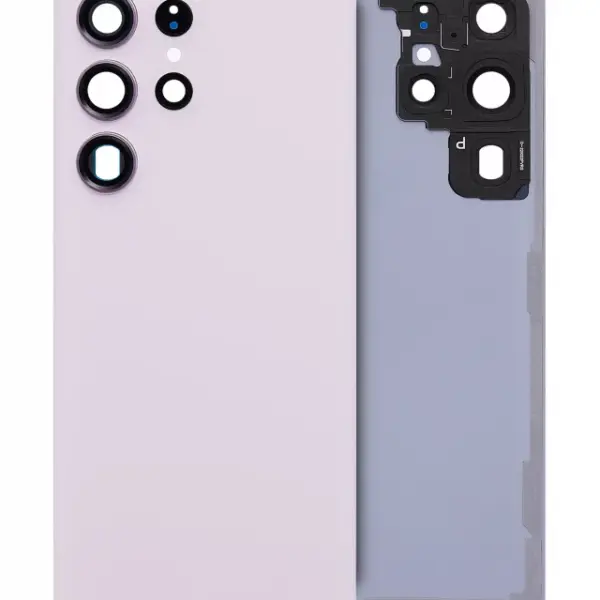 Capac Spate Sticla Samsung Galaxy S23 Ultra (S918) Service Pack (Lavender)
