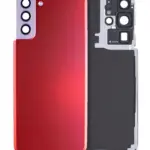 Capac Spate Sticla Samsung Galaxy S21 Plus Service Pack Original (Phantom Red)