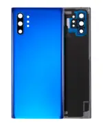 Capac Spate Sticla Samsung Galaxy Note 10 Plus AMPlus (No Logo) (Aura Blue)