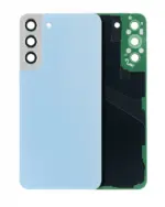 Capac Spate Sticla Samsung Galaxy S22 Plus 5G AMPlus (No Logo) (Sky Blue)