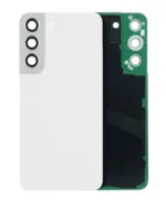 Capac Spate Sticla Samsung Galaxy S22 5G AMPlus (No Logo) (White)
