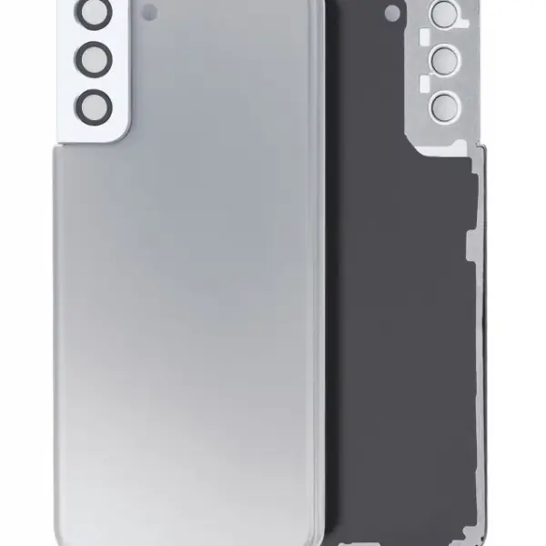 Capac Spate Sticla Samsung Galaxy S21 Plus Service Pack Original (Phantom Silver)