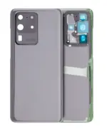 Capac Spate Sticla Samsung Galaxy S20 Ultra 5G AMPlus (No Logo) (Cosmic Gray)