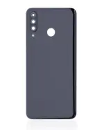 Capac Spate Sticla Huawei P30 Lite / Nova 4E  (Midnight Black) (Fara Logo) - imagine 2