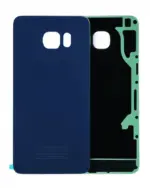 Capac Spate Sticla Samsung Galaxy S6 Edge Service Pack Original (Black Sapphire)