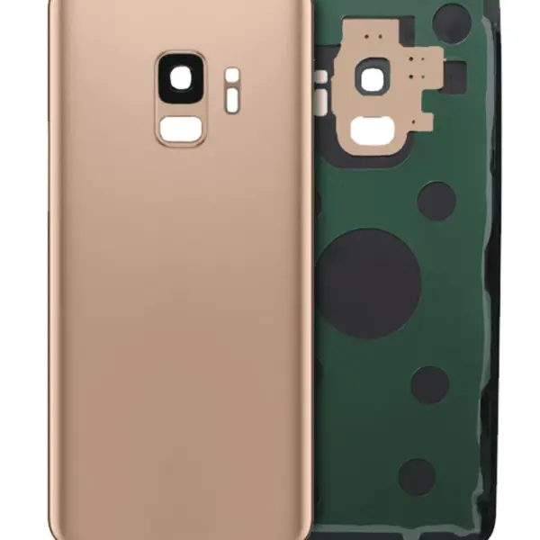 Capac Spate Sticla Samsung Galaxy S9 Service Pack Original (Sunrise Gold)