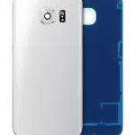 Capac Spate Sticla Samsung Galaxy S6 Edge Service Pack Original (White)