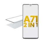 Geam Display front Glass 2 In 1 Cu Oca Samsung Galaxy A71 a715 / 2020 Geam Display Front Glass 2 in 1 cu OCA Samsung Galaxy A71 A715 / 2020
