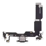 Cablu Flex Port Incarcare Cu Placa iPhone 15 Plus AMPlus (Black)