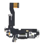 Cablu Flex Port Incarcare Cu Placa iPhone 12 / 12 Pro AMPlus (Graphite)