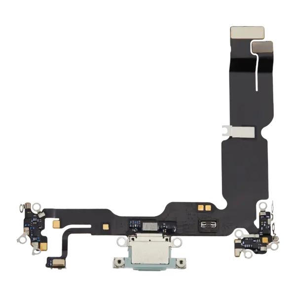 Cablu Flex Port Incarcare Cu Placa iPhone 15 Plus Premium (Green)
