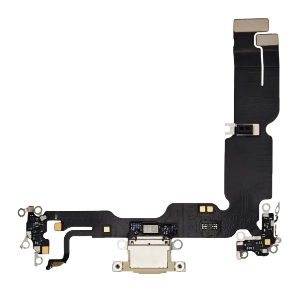 Cablu Flex Port Incarcare Cu Placa iPhone 15 Plus Premium (Yellow)