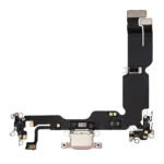 Cablu Flex Port Incarcare Cu Placa iPhone 15 Plus Premium (Pink)