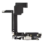 Cablu Flex Port Incarcare Cu Placa iPhone 15 Pro Max Premium (White Titanium)