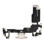 Cablu Flex Port Incarcare Cu Placa iPhone 15 Premium (Pink)