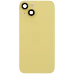 Capac Spate Sticla iPhone 14 Refurbished (Yellow) - imagine 2