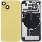 Capac Spate Sticla iPhone 14 Refurbished (Yellow)