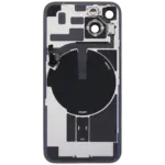 Capac Spate Sticla iPhone 14 Refurbished (Yellow) - imagine 3