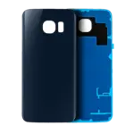 Capac Spate Sticla Samsung Galaxy S6 AMPlus (No Logo) (Black Sapphire)