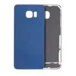 Capac Spate Sticla Samsung Galaxy S6 Edge AMPlus (No Logo) (Black Sapphire)