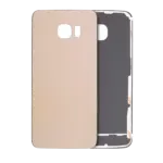 Capac Spate Sticla Samsung Galaxy S6 Edge AMPlus (No Logo) (Gold)