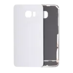 Capac Spate Sticla Samsung Galaxy S6 Edge AMPlus (No Logo) (White)