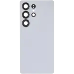 Capac Spate Sticla Samsung Galaxy S25 Ultra 5G AMPlus (No Logo) (Titanium Silver Blue) - imagine 2