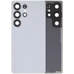 Capac Spate Sticla Samsung Galaxy S25 Ultra 5G AMPlus (No Logo) (Titanium Silver Blue)