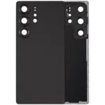 Capac Spate Sticla Samsung Galaxy S25 Ultra 5G AMPlus (No Logo) (Titanium Black)