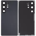 Capac Spate Sticla Samsung Galaxy S25 Ultra 5G AMPlus (No Logo) (Titanium Jade Black) - imagine 4