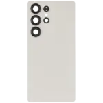 Capac Spate Sticla Samsung Galaxy S25 Ultra 5G AMPlus (No Logo) (Titanium Pink Gold) - imagine 2