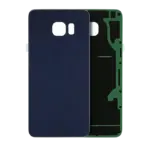 Capac Spate Sticla Samsung Galaxy S6 Edge Plus AMPlus (No Logo) (Black Sapphire)