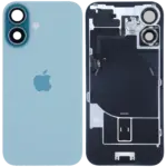 Capac Spate Sticla iPhone 16 Original (Teal)