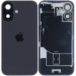 Capac Spate Sticla iPhone 16 Original (Black)