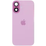 Capac Spate Sticla iPhone 16 Original (Pink) - imagine 2