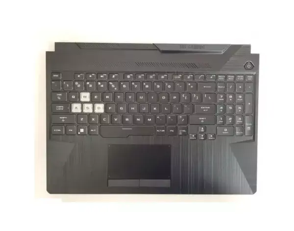 Palmrest Laptop TUF F15 FX506HCB-HN161 Asus 3BBKXTAJN00 Cu Tastatura US Iluminare Negru Genuine RF