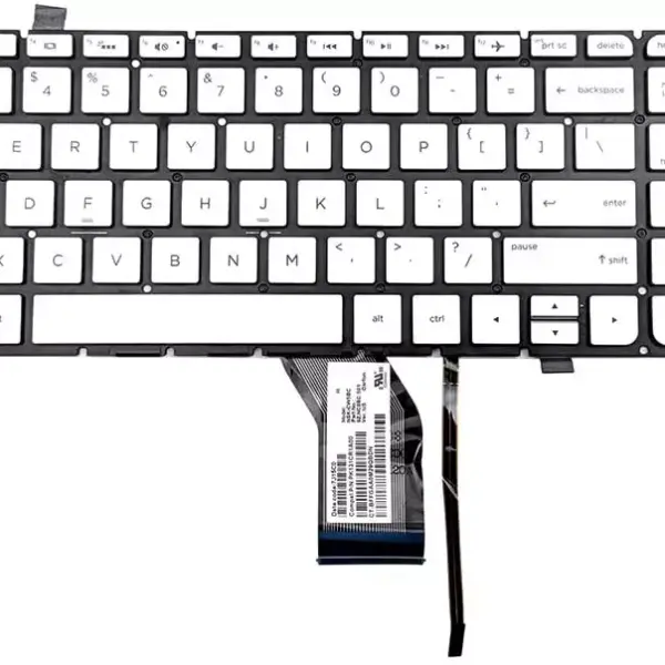 Tastatura Laptop Pavilion 15-AK014TX HP 490.07N07.0S01 US Iluminare Argintie