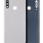 Capac Spate Sticla Huawei P30 Lite / Nova 4E  (White Pearl) (Fara Logo)