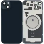 Capac Spate Sticla iPhone 14 Plus Aftermarket (No Logo) (Midnight)